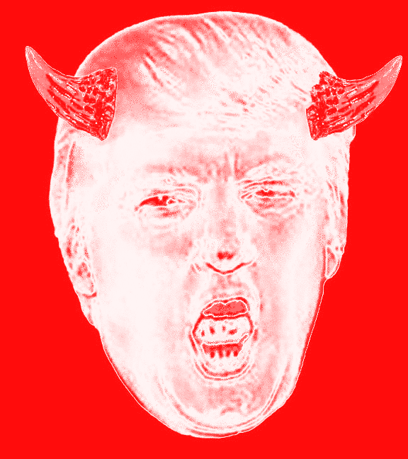 Image result for Trump the antichrist gif
